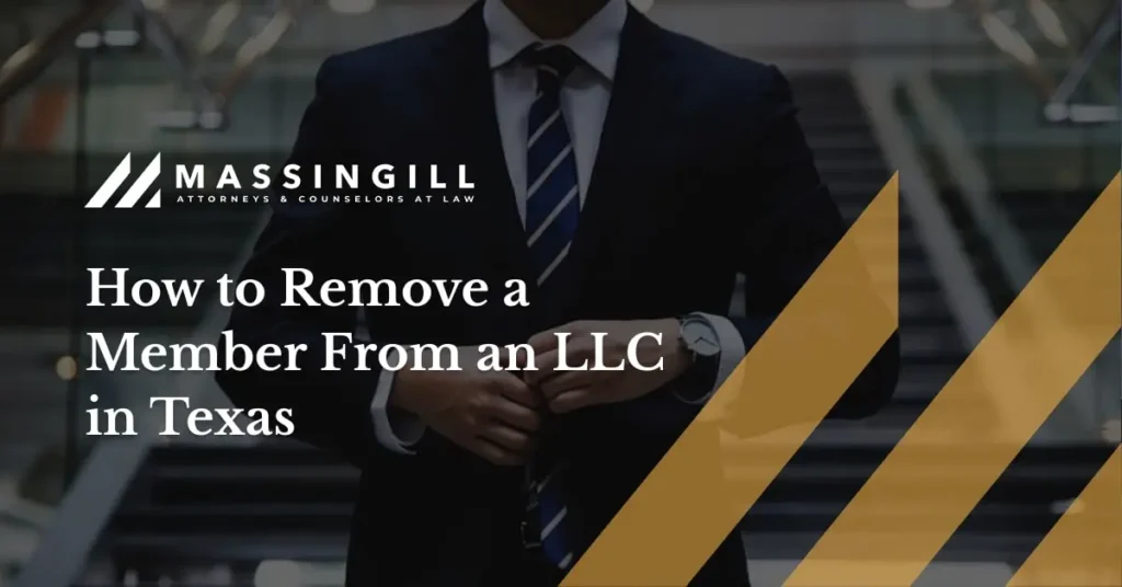 remove member from LLC in Texas