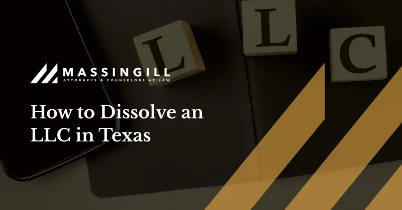 how to dissolve an LLC in texas