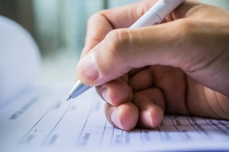 how to write a business contract