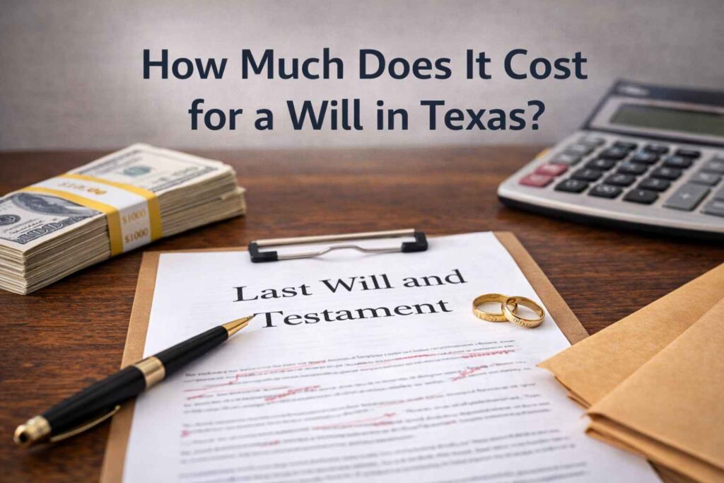 how much does it cost for a will