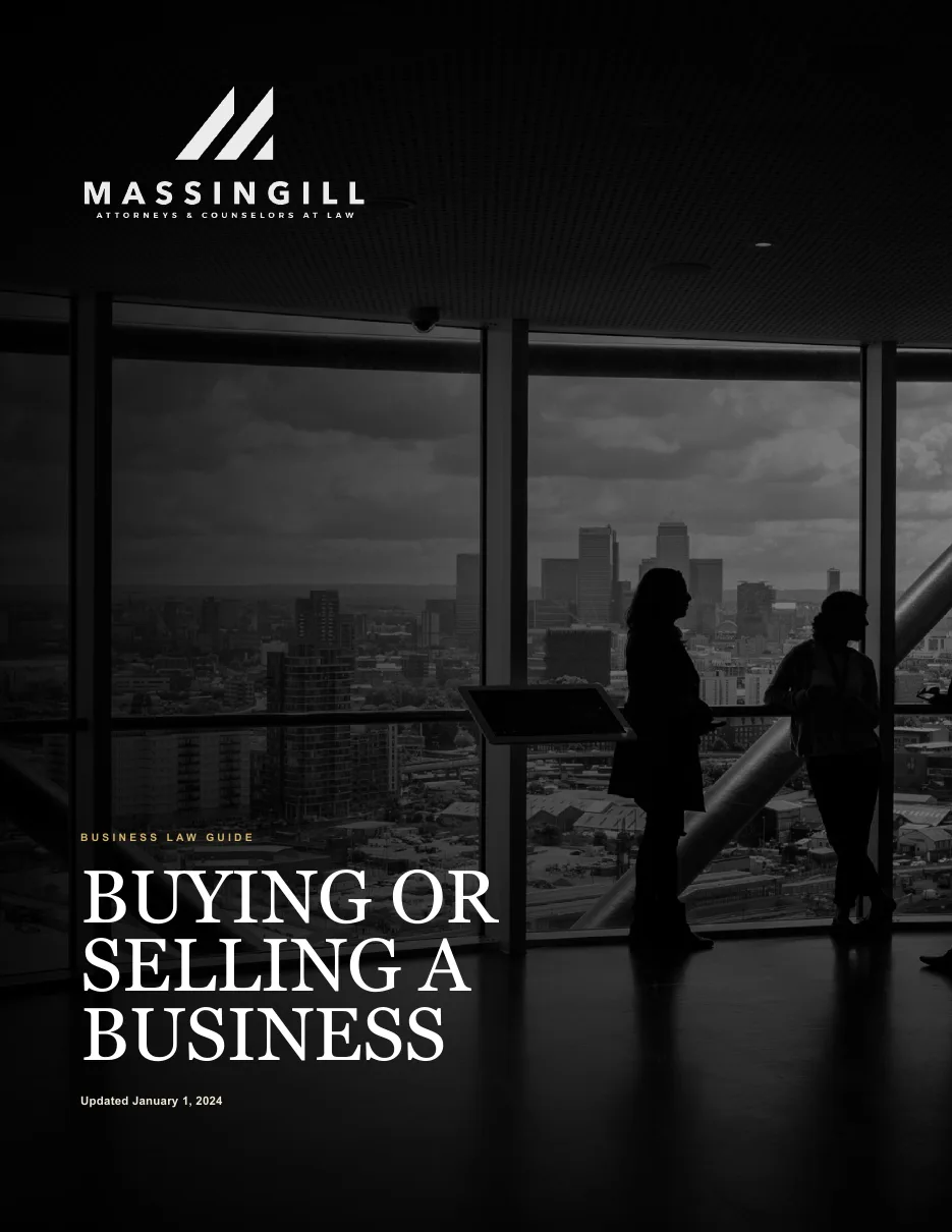 Buying or Selling a Business free business law guide