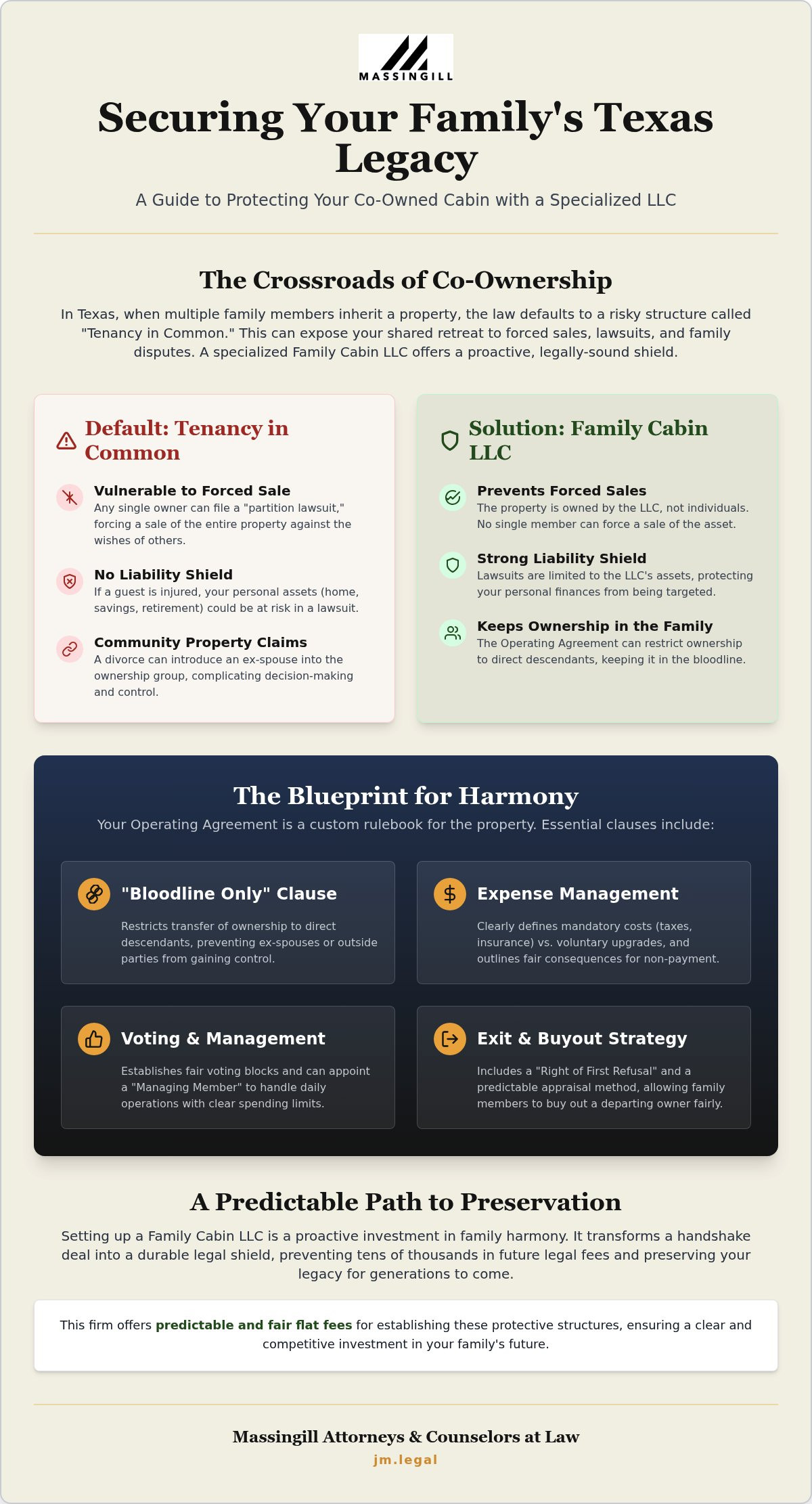 Family Cabin LLC Operating Agreement: A Checklist for Texas Families